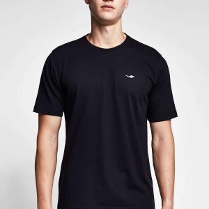 Lescon Siyah Erkek Kısa Kollu T-Shirt 21S-1202-21N