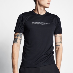 Lescon Siyah Erkek Kısa Kollu T-Shirt 22B-1103