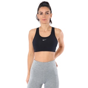 Nike Swoosh Bra Pad Kadın Siyah Antrenman Sporcu Sütyeni BV3636-010