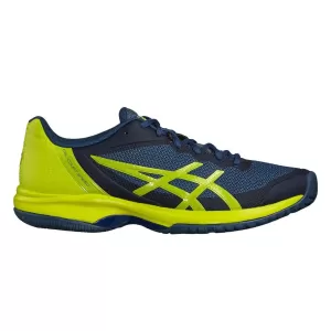 ASICS GEL-COURT SPEED Erkek Mavi Sarı Tenis Ayakkabısı E800N-4589