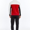 Asm Spor Rainbow Erkek Sweatshirt Kırmızı-Siyah-Beyaz