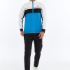 Asm Spor Rainbow Erkek Sweatshirt Mavi-Siyah-Beyaz