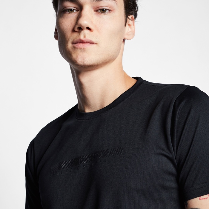 Lescon Siyah Erkek Kısa Kollu T-Shirt 22B-1103