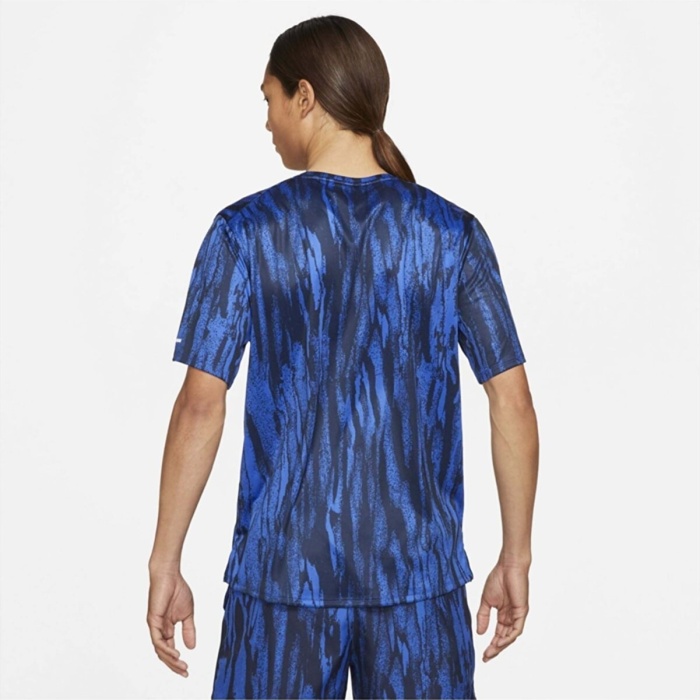 Nike Dri-fıt Miler Wild Run Printed Mens T-shirt DA1194-480