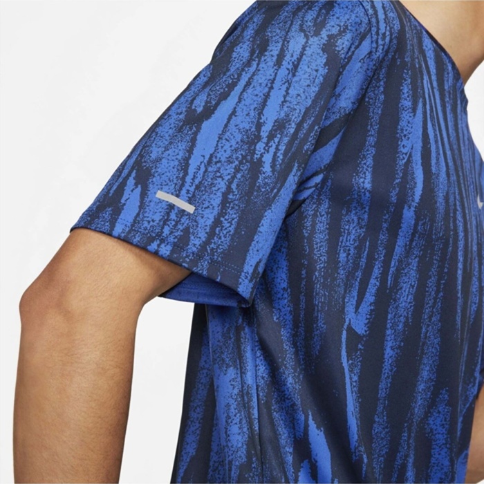 Nike Dri-fıt Miler Wild Run Printed Mens T-shirt DA1194-480