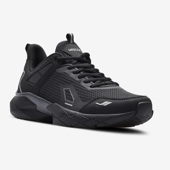 Lescon Easystep Zoom Siyah Erkek Spor Ayakkabı