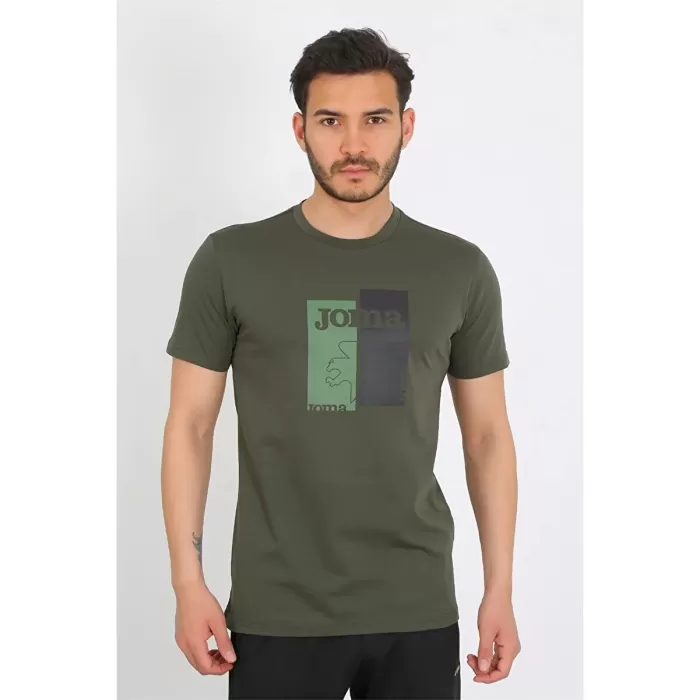 JOMA T-SHIRT B.YAKA PAMUK OLYMPIA M - HAKİ 4241100