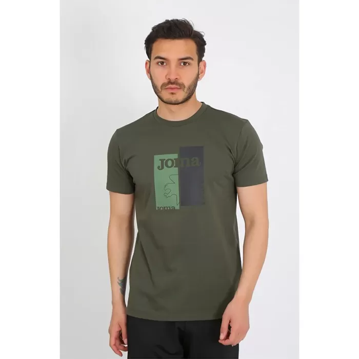 JOMA T-SHIRT B.YAKA PAMUK OLYMPIA M - HAKİ 4241100