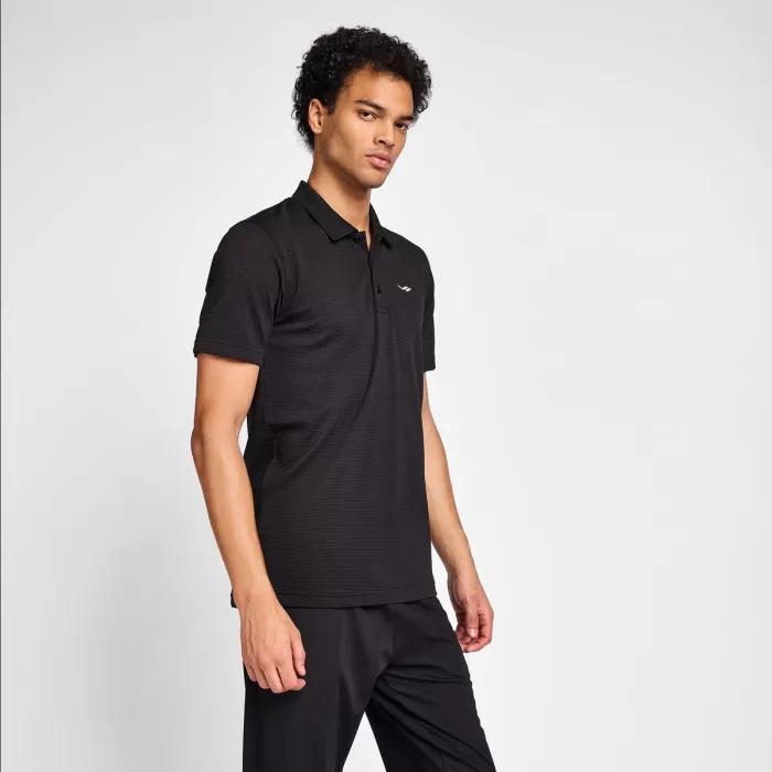 Lescon Erkek Kısa Kol Polo Yaka T-Shirt Siyah 25S-1275-25B