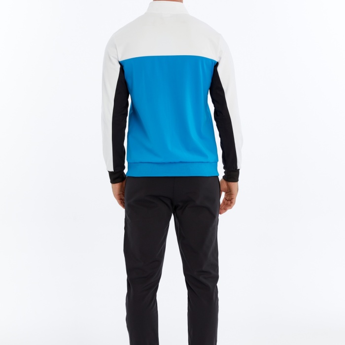 Asm Spor Rainbow Erkek Sweatshirt Mavi-Siyah-Beyaz