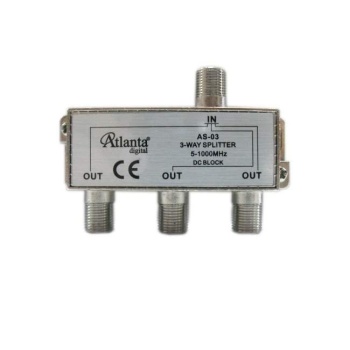 AS-03 1/3 3lü Uydu Bölücü Splitter 5-1000 MHz