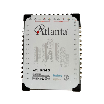 Atlanta 10/24 10x24 Santral Merkezi Sistem Multiswitch (Sonlu) + Adaptör