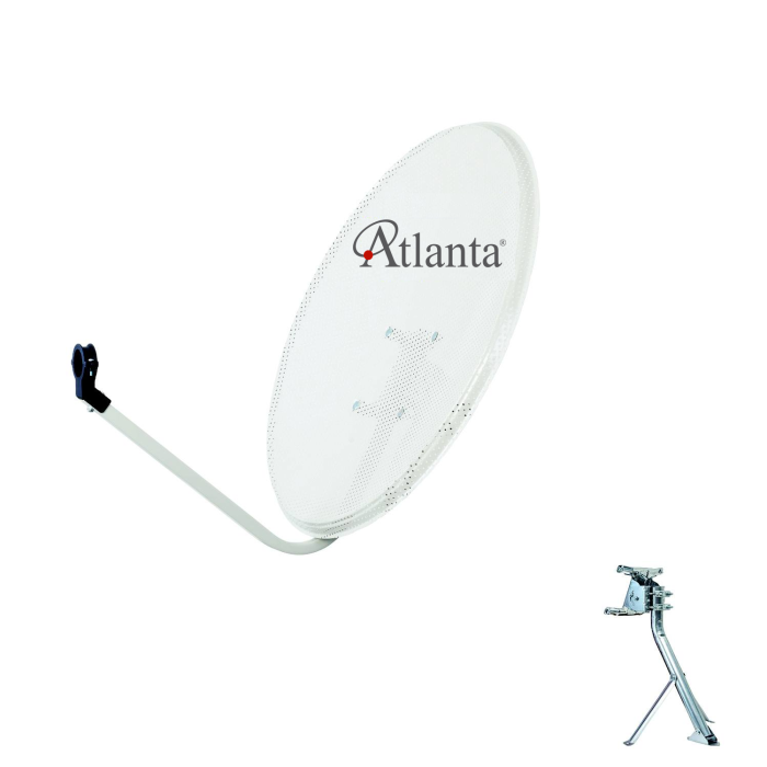 Atlanta 80 cm Delikli Perfore Offset Çanak Anten