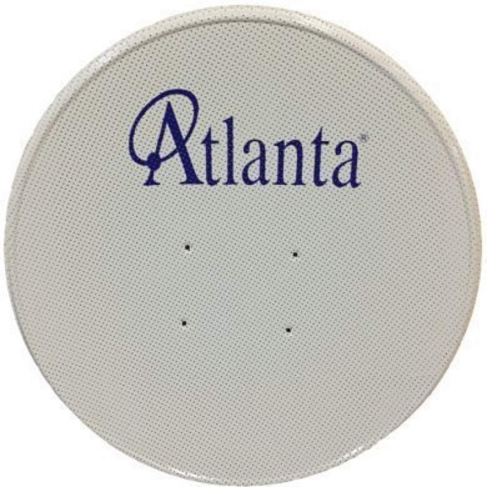 Atlanta 90 cm Delikli Perfore Offset Çanak Anten (Gri)