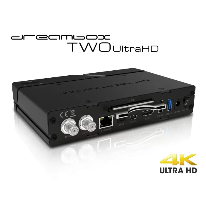 Dreambox Two UHD BT 2 x DVB-S2X MIS Tuner Dual Wifi