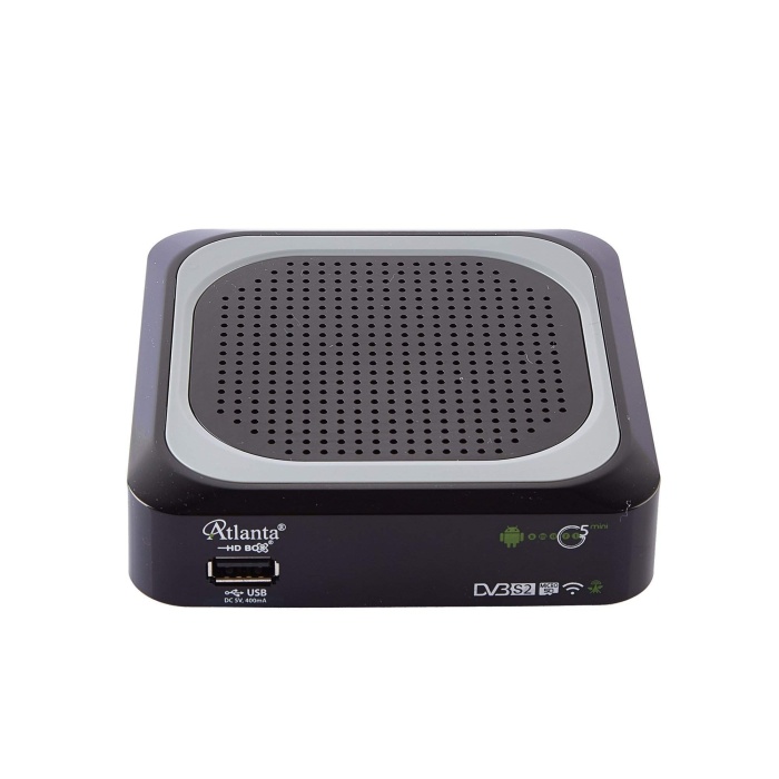 Atlanta Smart G5 Mini Android Uydu Alıcı (Çift Kumanda + 1 Yıl Marav2 VOD Hediye)