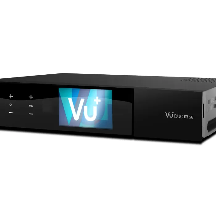 VU+ Duo 4K SE Çift Modül Girişli BT Edition DVB-S2/S2X FBC Twin Tuner Enigma2 UHD Uydu Alıcı