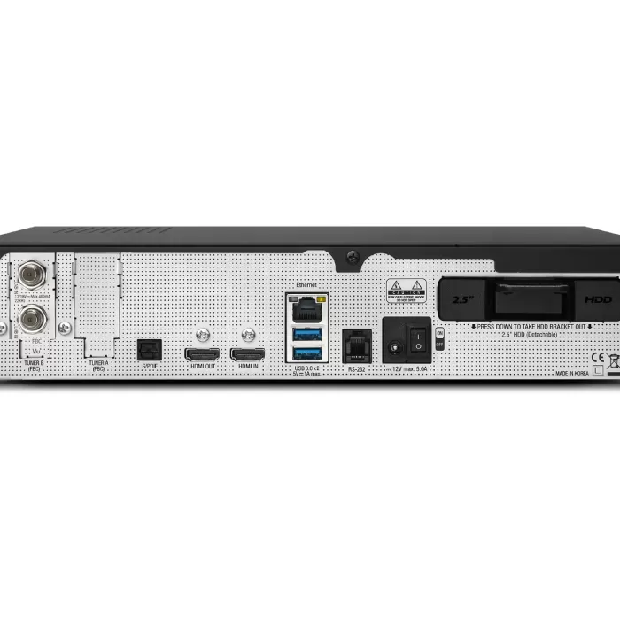 VU+ Duo 4K SE Çift Modül Girişli BT Edition DVB-S2/S2X FBC Twin Tuner Enigma2 UHD Uydu Alıcı