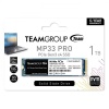 Team MP33 Pro 1TB 2400/2100MB/s NVMe PCIe Gen3x4 M.2 SSD Disk  (TM8FPD001T0C101)