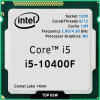 INTEL i5-10400F 6 Core, 2.9Ghz, 12Mb, 65W, LGA1200, 10.Nesil, TRAY, (Grafik Kart YOK, Fan YOK)