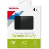 Toshiba 4TB Canvio Ready 2.5 Gen1 Siyah HDTP340EK3CA Harici Harddisk