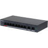 DAHUA CS4010-8ET-110, 8 Port, Megabit, 8 Port PoE, 110W, +2 Port Uplink, Cloud Yönetilebilir, Switch