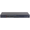 DAHUA CS4220-16GT-190, 16Port, Gigabit, 16 Port PoE, 190W, +2 Port Gigabit Uplink, +2 Port SFP Gigabit Combo, Cloud Yönetilebilir, Switch