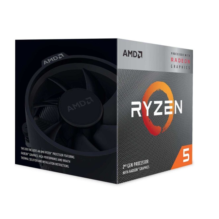 AMD RYZEN 5 3400G 3.70GHZ 6MB AM4 FANLI