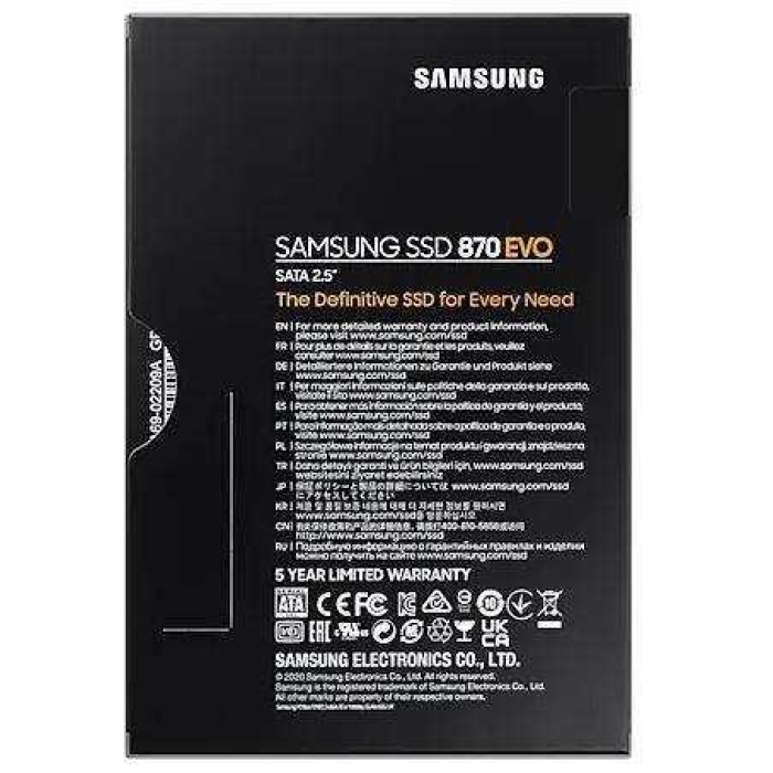 500GB SAMSUNG 870 560/530MB/s EVO MZ-77E500BW SSD