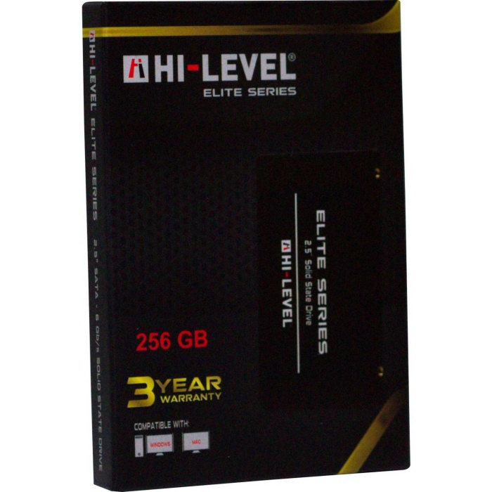 Hi-Level 256GB Elite 560MB-540MB-s Sata 3 2.5 SSD HLV-SSD30ELT-256G Ssd Harddisk