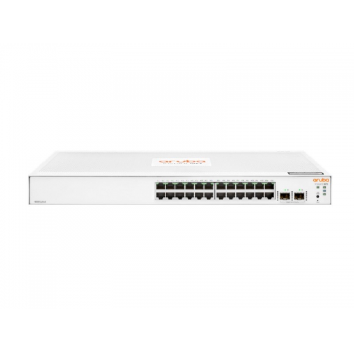 HP Aruba Instant On JL812A 1830-24G, 24Port,  GigaBit, 2 Port Gigabit SFP, Yönetilebilir, Rack Mount Switch