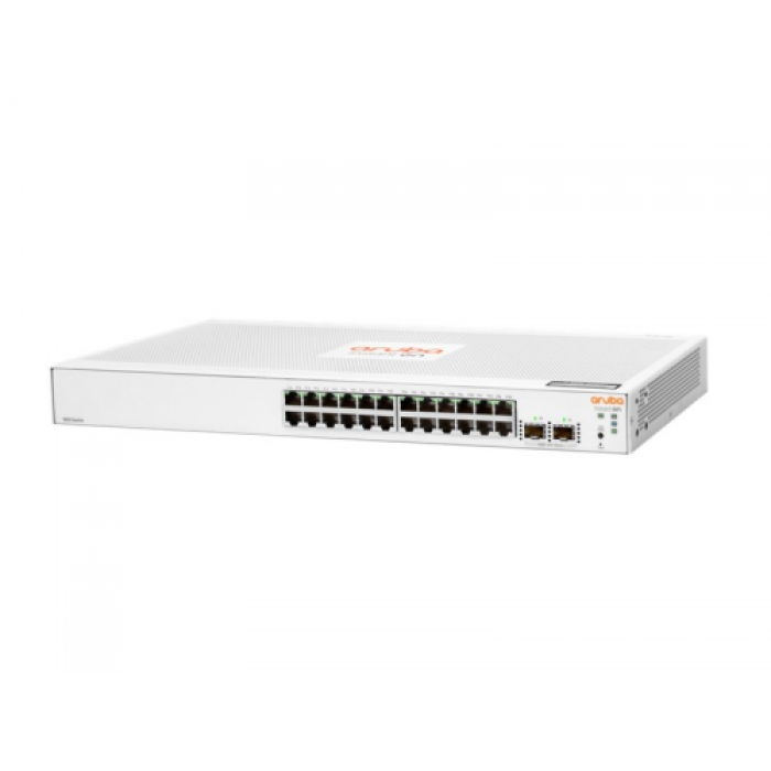 HP Aruba Instant On JL812A 1830-24G, 24Port,  GigaBit, 2 Port Gigabit SFP, Yönetilebilir, Rack Mount Switch