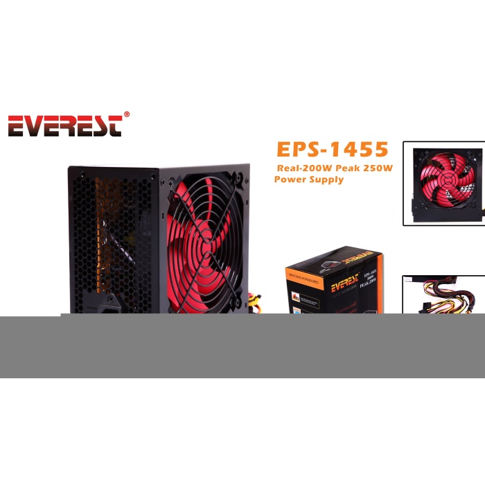 Everest EPS-1455 250w Power Supply Güç Kaynağı
