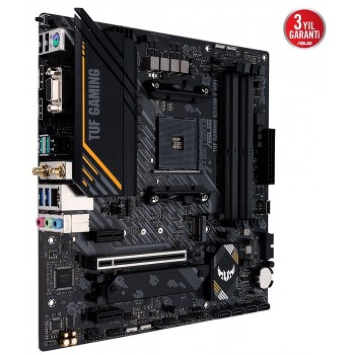 Asus Tuf Gaming B550M-E Wifi AMD AM4 128GB DDR4 4866Mhz M2 Dp-Vga-Hdmi mATX Anakart