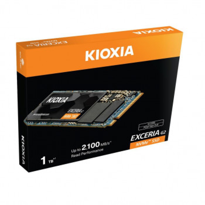 Kioxia 1TB Exceria G2 LRC20Z001TG8 2100-1700MB-sn NVMe PCIe M.2 SSD Harddisk