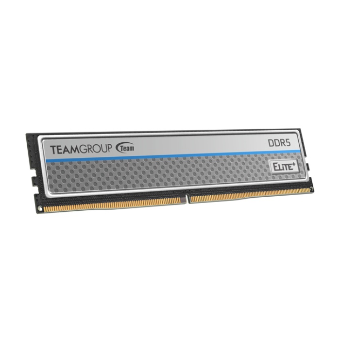 Team Elite Plus Silver 16 GB (1x16GB) 5600 Mhz DDR5 CL46 U-DIMM RAM (TPSD516G5600HC4601)