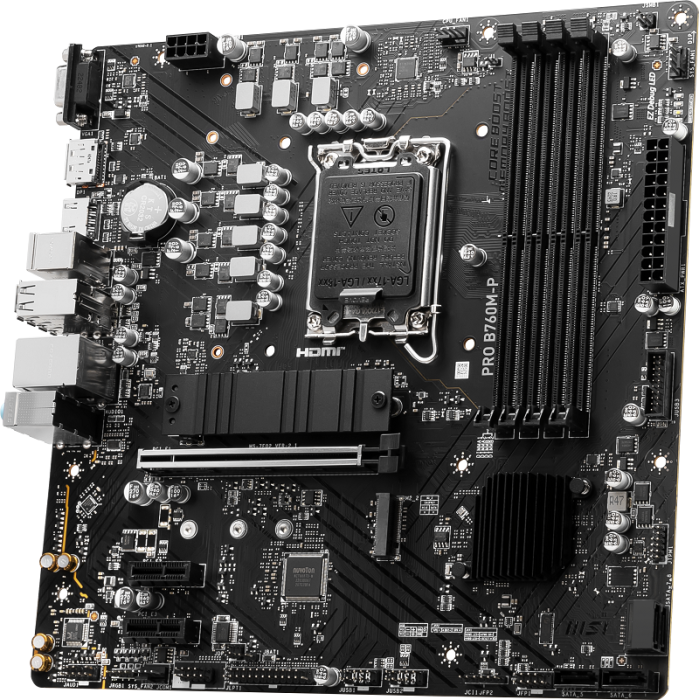 MSI PRO B760M-P DDR5 6800MHz(OC) M.2 HDMI mATX 1700p