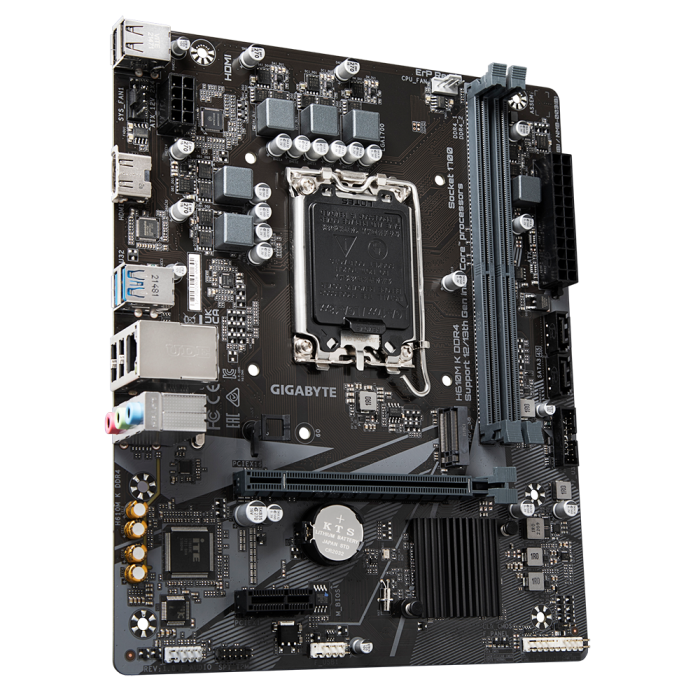 GIGABYTE H610M K 3200Mhz M.2 MATX 1700p