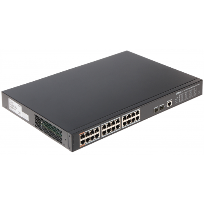 DAHUA PFS4226-24GT-240 24GE PoE Port (24xPoE 240W) 2xSFP Yönetilebilir Switch