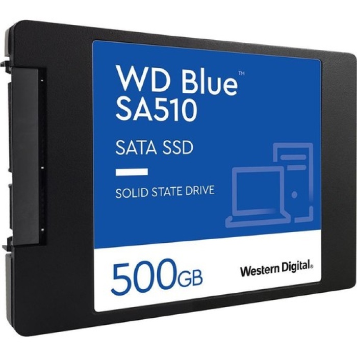 Wd 500GB Blue WDS500G3B0A 2.5 560MB-530MB-S Sata SSD Harddisk