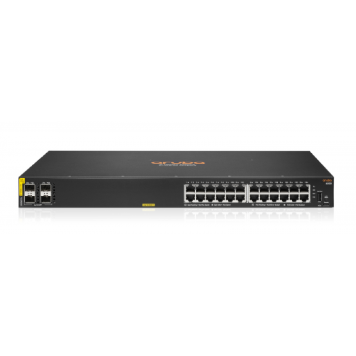 HP Aruba 6000-24G, R8N87A, 24Port, Poe, 370W, Gigabit, 4 Port GigaBit SFP, Yönetilebilir, Rack Mount Switch
