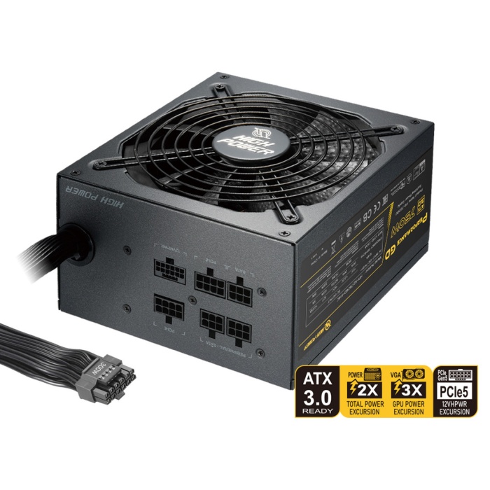 High Power HP1-S2750GD-F14C P. Serisi 750W 80+Gold ATX 3.0 & PCIe 5.0 Güç Kaynağı