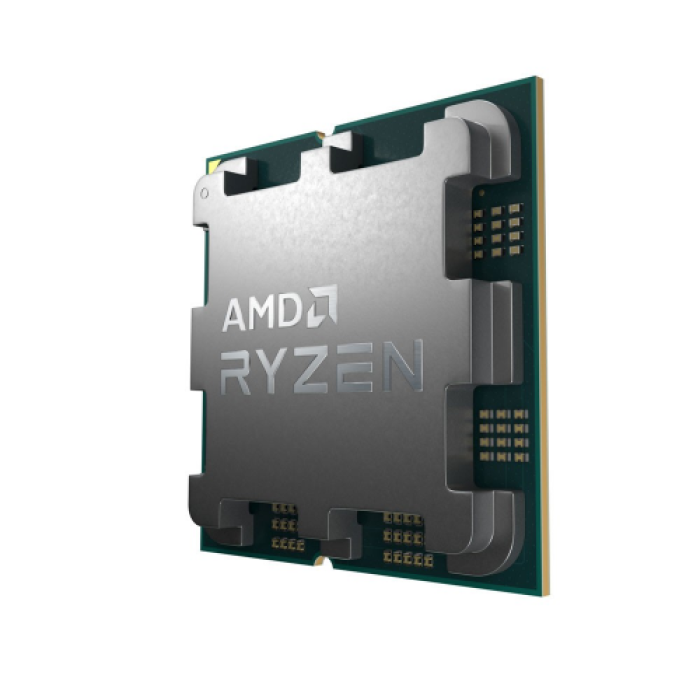 AMD RYZEN 5 7600X 6 Core, 4,70-5.30GHz, 38Mb Cache, 105W,  AM5 Soket, TRAY (Kutusuz), (Grafik Kart VAR, Fan YOK)