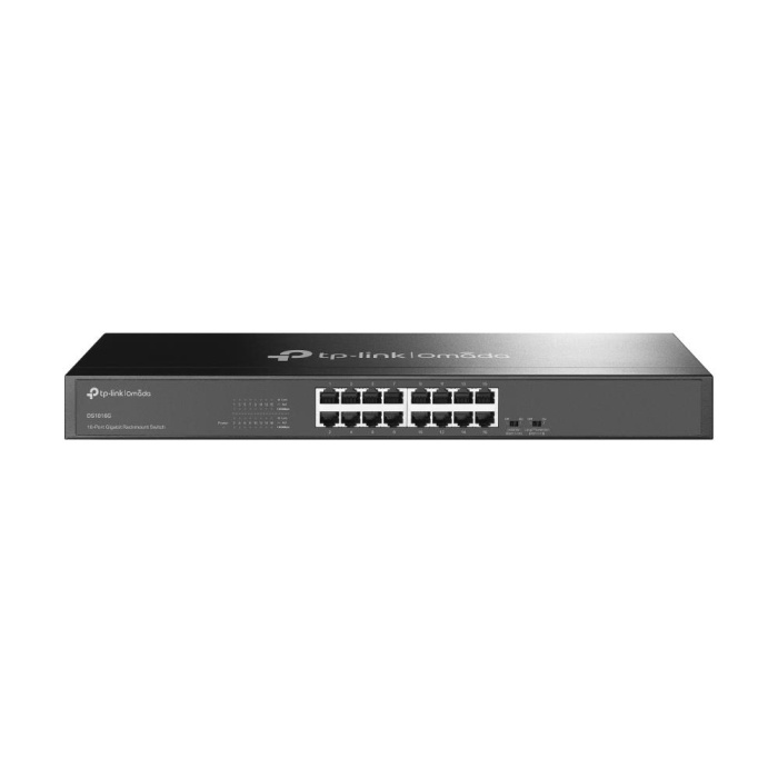 Tp-Link DS1016G 16 Port 10-100-1000 Mbps Switch Çelik Kasa Rack Mount