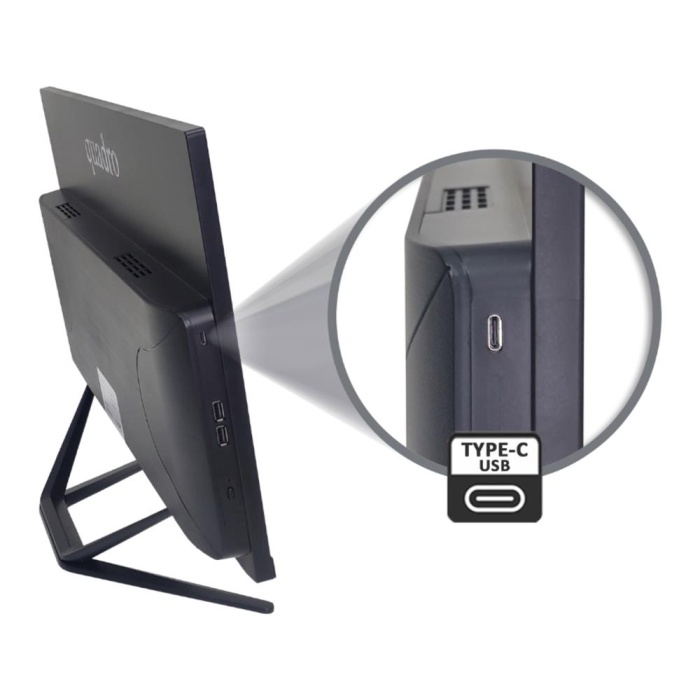 Quadro Stark H224-24850 23.8 IPS Ci5 12400 8gb 512gb SSD FreeDOS Type c-Usb All İn One Bilgisayar