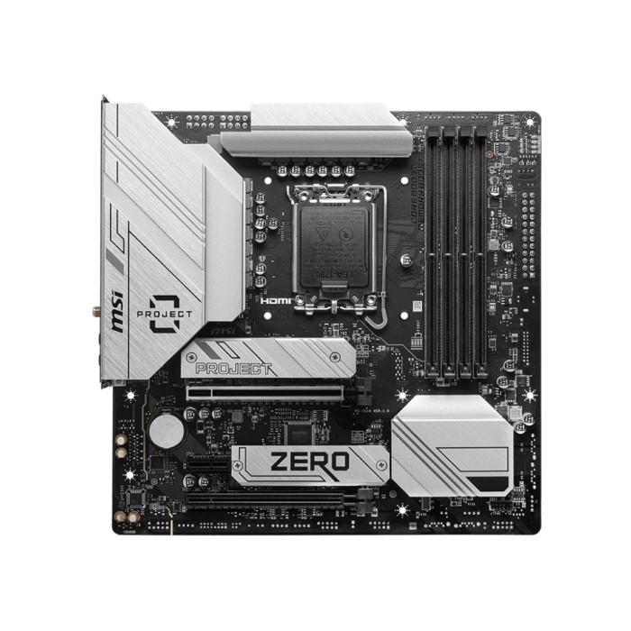 MSI B760M PROJECT ZERO DDR5 7800MHZ MATX 1700p