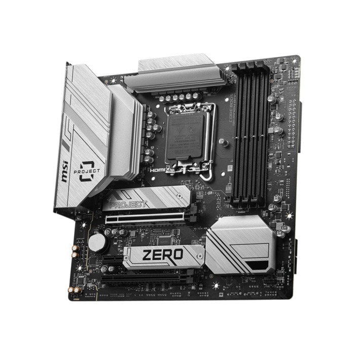 MSI B760M PROJECT ZERO DDR5 7800MHZ MATX 1700p