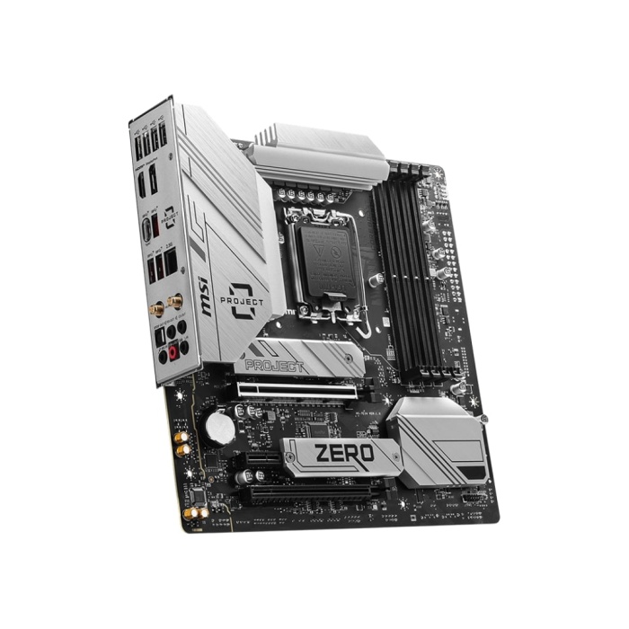 MSI B760M PROJECT ZERO DDR5 7800MHZ MATX 1700p