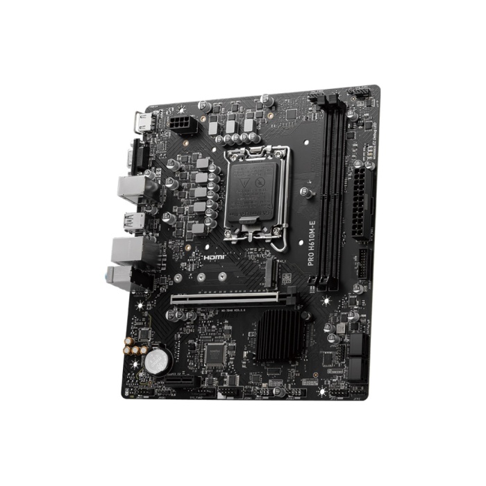 MSI PRO H610M-E DDR5 5600MHZ(OC) HDMI VGA M.2 mATX 1700P