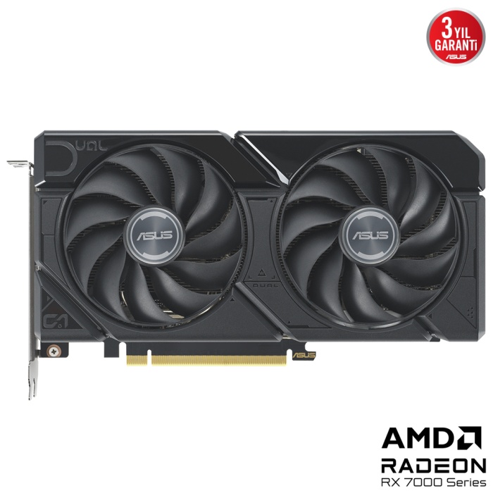 Asus DUAL-RX7600XT-O16G Gaming Ekran Kartı